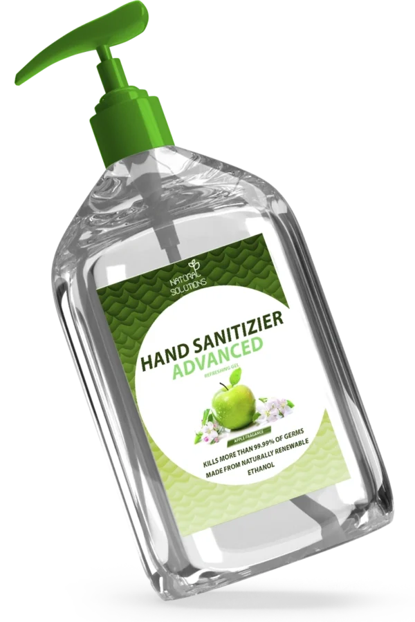 bote de gel antibacterial higiene